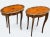 French Antique 19th Century Pair of Louis XV Style Marquetry Side Table With Gilt Bronze Accents For Sale - Image 3 of 13