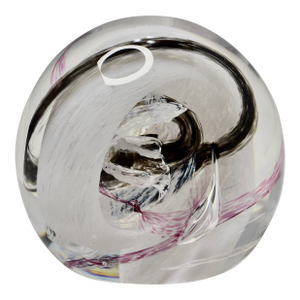 Caithness Tempest Collectible Art Glass Swirl Paperweight Signed and Numbered