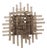Large Glass Wall Sconce attributed to Poliarte, Murano, 1960s For Sale