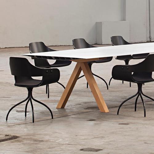 Wood Konstantin Grcic Table B in Aluminium from BD Barcelona For Sale - Image 7 of 12