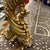 Syroco gilt resin standing peacock. Made in the 1970s these bird sculptures were very fashionable in home decor. They've...