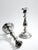 Plated Brass Candlesticks from Henniger, 19th Century, Set of 2 For Sale - Image 3 of 8