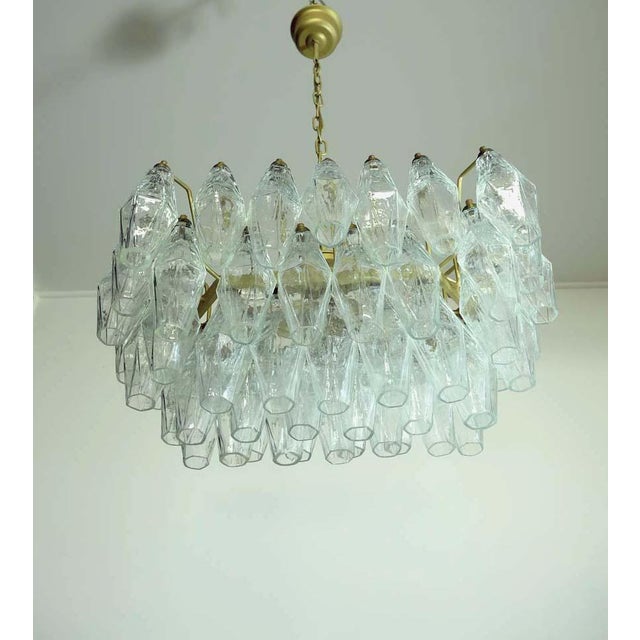 Murano Poliedri Chandeliers, 1970, Set of 2 For Sale - Image 16 of 18