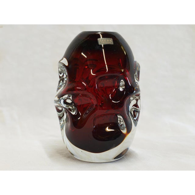 Crystal Vases by Börne Augustsson for Aseda, Sweden, 1960, Set of 2 For Sale - Image 11 of 13