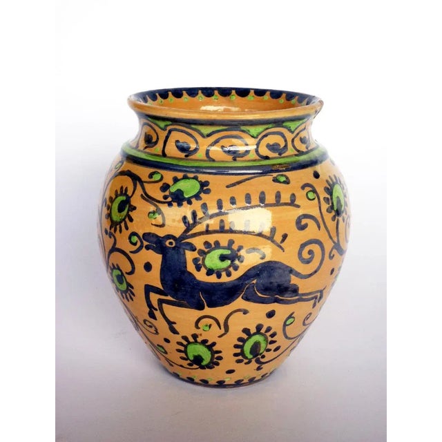 Ceramic Italian Ceramic Vase from Cassandrini, 1920s For Sale - Image 7 of 7