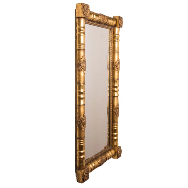 Traditional Sheraton Giltwood Mirror, C.1830 For Sale - Image 3 of 5