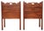 Antique Georgian Revival Mahogany Bedside Tables, 1950s, Set of 2 For Sale - Image 9 of 12