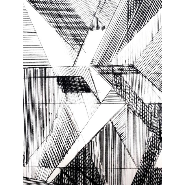 Wood Jacques Villon - Two Cubist Vases - Original Etching 1946 For Sale - Image 7 of 10