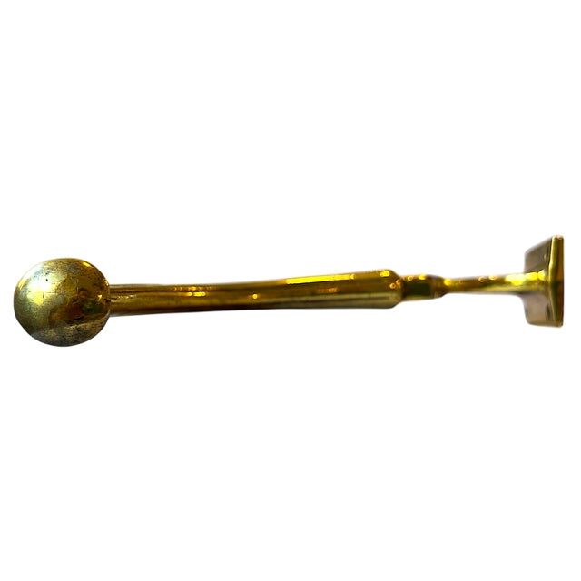 English 1980s Solid Brass Chippendale Hooks After P. E. Guerin - Set of Three For Sale - Image 3 of 8