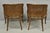 Vintage Hollywood Regency Faux Bamboo Wood & Cane Barrel Back Lounge Chair, Pair For Sale - Image 14 of 15