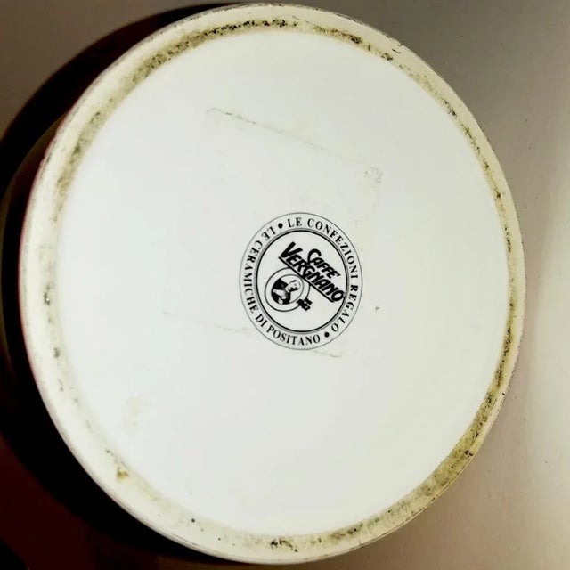 Mid-Century Italian Ceramic Vase from Le Ceramiche di Positano For Sale - Image 4 of 5