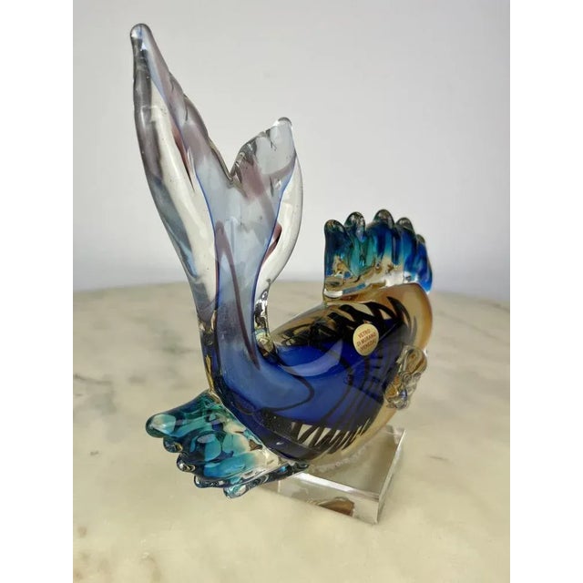 Large Vintage Murano Glass Fish, Italy, 1970s For Sale - Image 6 of 10