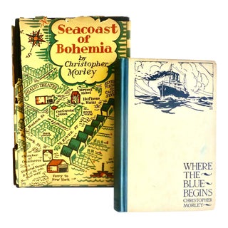 1920s Seaside Books by Christopher Morley - Set of 2 For Sale