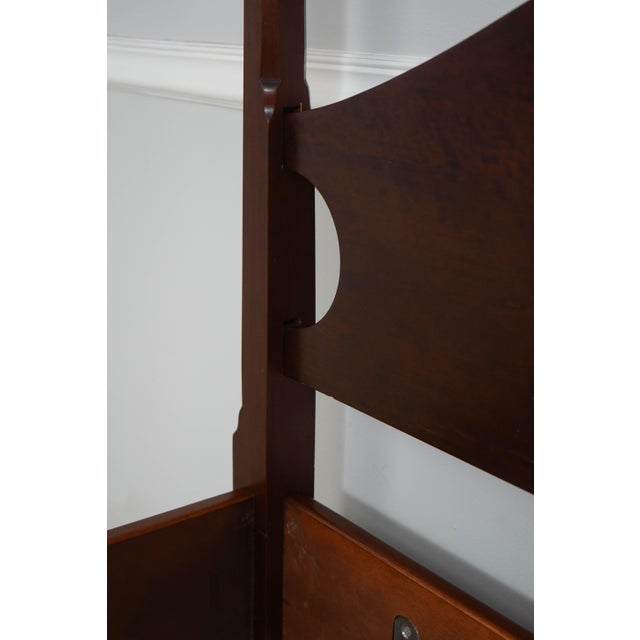 Eldred Wheeler King Size Cherry Pencil Post Bed For Sale - Image 13 of 15