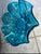1970s 1970s Mid-Century Modern Handblown Blue Wave Glass Bowl Catchall Dish For Sale - Image 5 of 5