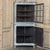 18th Century French Neoclassical Painted Corner Vitrine ~ Curio Cabinet For Sale - Image 13 of 17
