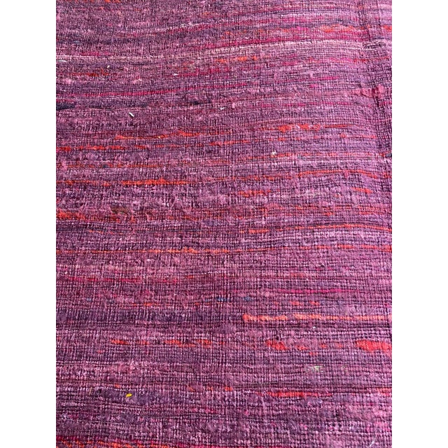 Pasargad N Y Sari-Silk Modern Flat Weave Rug - 8' X 10' For Sale In Washington DC - Image 6 of 7