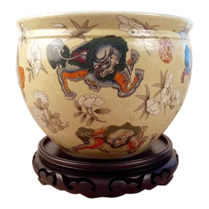 Chinese Porcelain Da Ya Zhai Qilin Urn