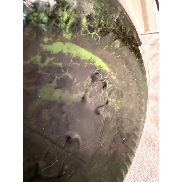 Late 19th Century Large Antique Green Demijohn For Sale - Image 5 of 5