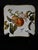 Antique: Late 19th Century Square Plate by Limoges. Made of Porcelain. The origin is France. Cherub & Fruit Details and a...
