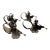 Vintage Silver Plated Christmas Angels Napkin Rings - Set of 4 For Sale