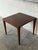 Minimalist Rosewood Square Side Table With Tapered Legs Vintage Mid-Century Modern 1960s For Sale - Image 9 of 10