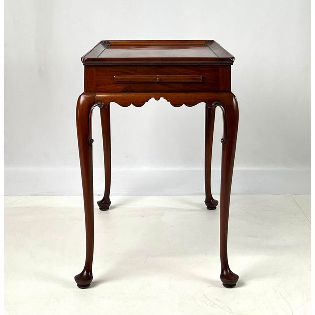 Mid 20th Century Kittinger Colonial Williamsburg Tea Table - Early Mark For Sale - Image 9 of 12