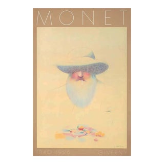 Milton Glaser Monet Poster 1982 For Sale