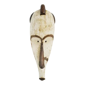 Vintage White Fang Gabon Mask