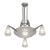 French Art Deco Chandelier by Hettier Et Vincent & Charles Schneider - 1930 France For Sale