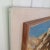 Mid Century Modernist Hillside Village Oil Painting by y.b. Lorenz For Sale - Image 14 of 18