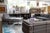 Modern Pair of 1980s Jack Cartwright Corbusier Lc2 Style Black Fabric & Chrome Sofas For Sale - Image 3 of 10