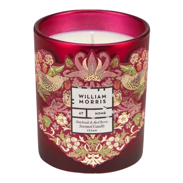 William Morris Patchouli & Red Berry Scented Candle For Sale