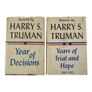 1955–1956 Harry S. Truman Memoirs First Edition Set With Dust Jackets For Sale