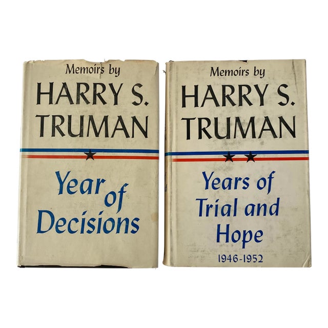 1955–1956 Harry S. Truman Memoirs First Edition Set With Dust Jackets For Sale