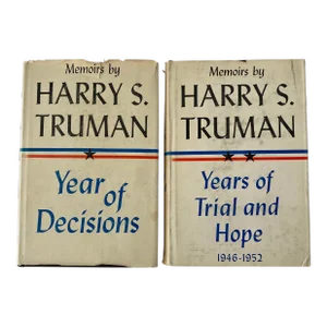1955–1956 Harry S. Truman Memoirs First Edition Set With Dust Jackets