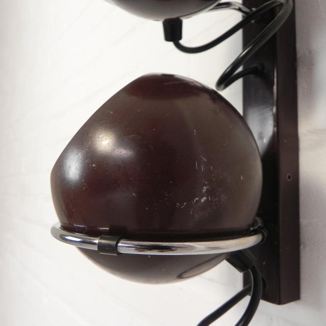 Wall Lamp with 3 Globes from Gepo, 1960s For Sale - Image 10 of 18