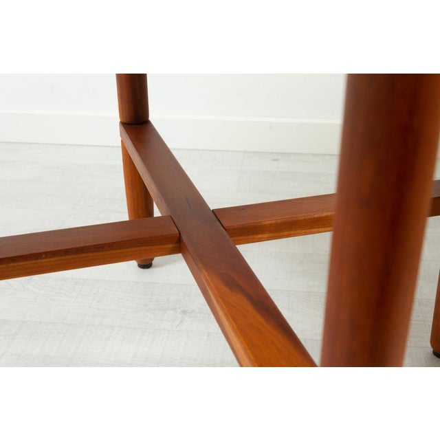 Vintage Danish Cherry Side Tables by Haslev Møbelsnedkeri, 1990s, Set of 2 For Sale - Image 16 of 18