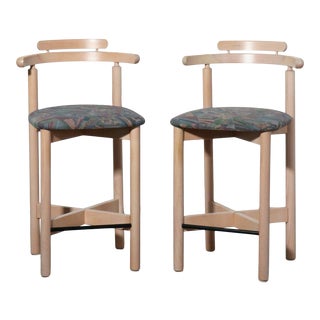 1970s Vintage Gangso Mobler Danish Counter Stools - A Pair For Sale