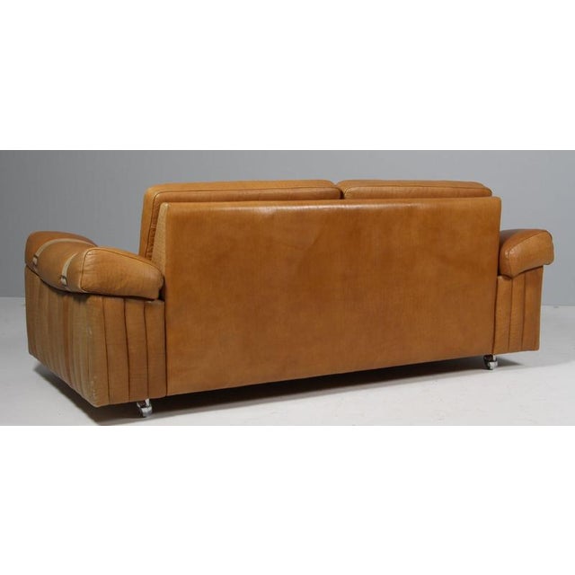 Metal Danish Brutalist 2-Seater Sofa, 1970s For Sale - Image 7 of 8
