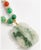 Modern Late 20th Century 18k / 14k Yellow Gold Jadeite Bead Pendant Necklace For Sale - Image 3 of 6