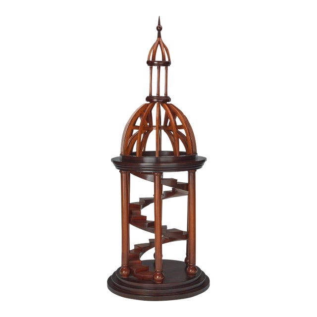 Authentic Models “Bell Tower Antica” AR011—Large Cherry & Birch Architectural Model For Sale