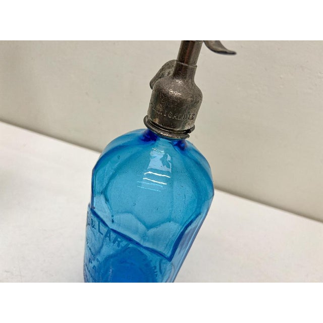 Glass French Art Deco Soda Syphons, 1920s, Set of 2 For Sale - Image 7 of 16