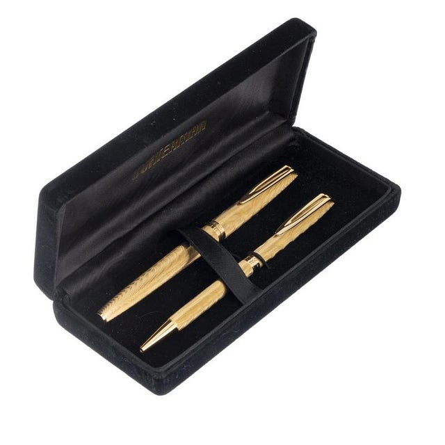 French Waterman Pen Set, 1950s, Set of 2 For Sale - Image 6 of 6