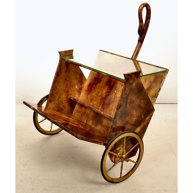 Born in 1909, Italian designer-maker Aldo Tura established his furniture production house in Lombardy in 1939. Tura...