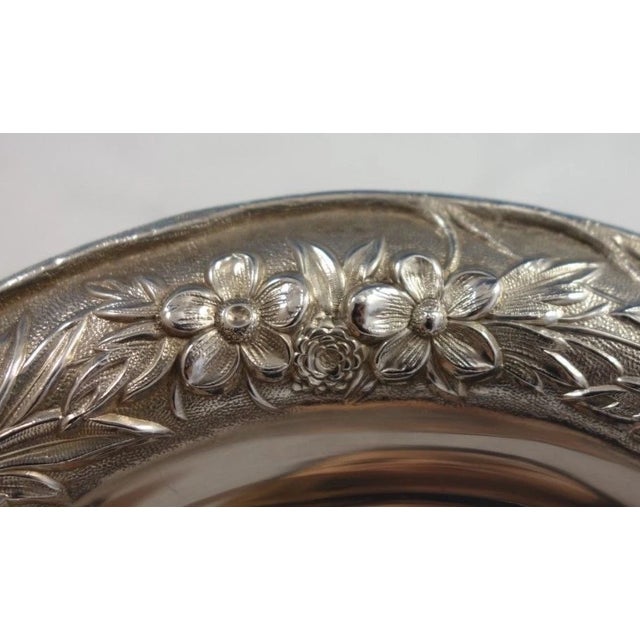 Mid 20th Century Vintage S Kirk & Son Sterling Silver Repousse Compote #436 - Not Weighted For Sale - Image 5 of 8