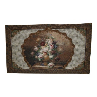 Vintage Mohawk Home Floral Tapestry Keiths Antiques Ltd Keiths Antiques Ltd For Sale