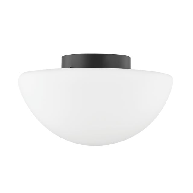 Andrea is simply beautiful. A stripped-down flush mount, it features a traditional dome-shaped shade, but what sets it...