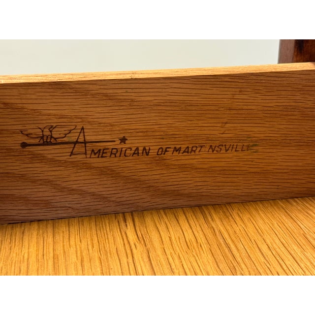 1960s Refinished American of Martinsville Walnut and Aluminum Nightstands - A Pair For Sale - Image 11 of 11