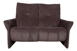 Varia 2057 Fabric Two-Seater Grey Taupe Sofa with Manual Function by Mondo